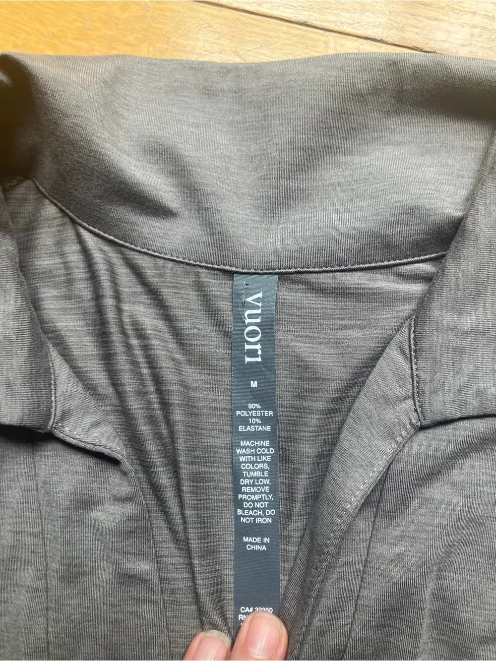 Vuori Long-Sleeve Drawstring Jumpsuit - Charcoal Gray